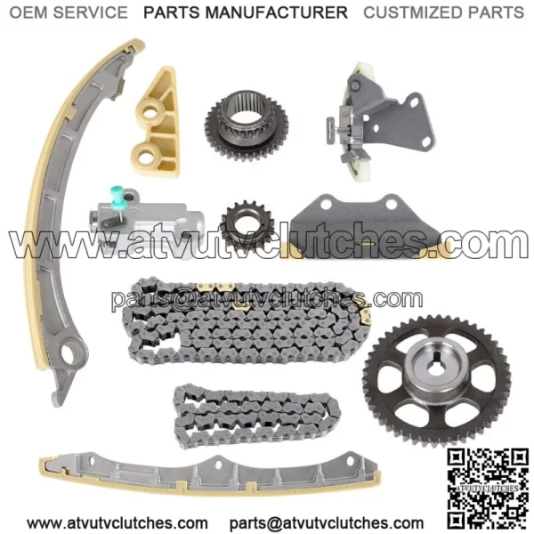 Timing Chain Kit 03-11 For Honda Accord CRV Element 2.4 DOHC VTEC K24A1 K24A4 A8