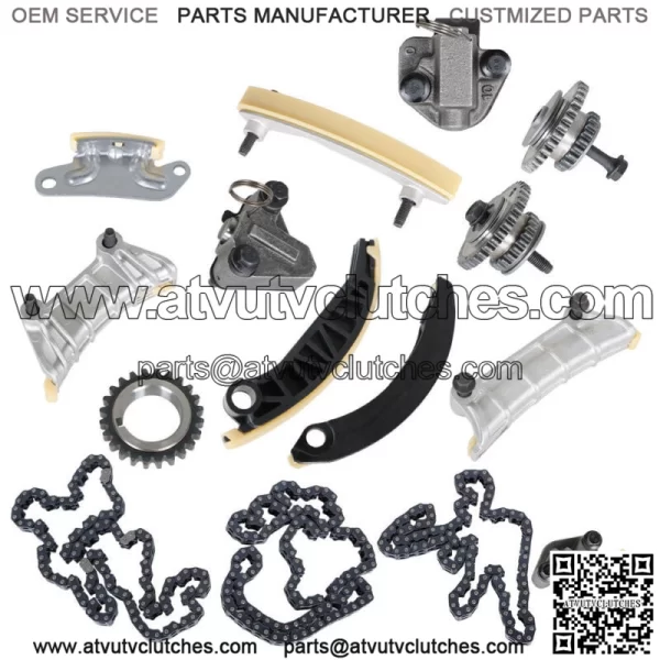 For 07-15 3.6L 3.0L Cadillac Buick Chevy Saturn Pontiac DOHC Timing Chain Kit