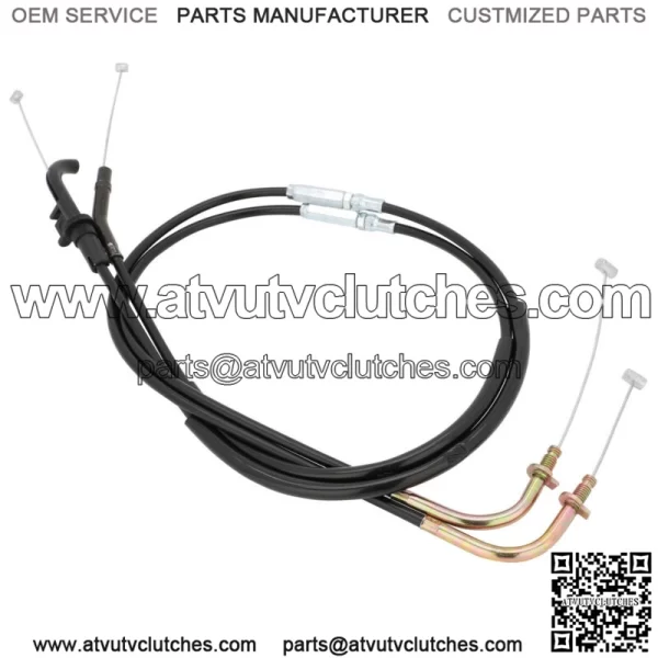 Motorcycle Pull & Push Throttle Cable Wire for Kawasaki Z1000 2003-2006 04 05 (For: Kawasaki)