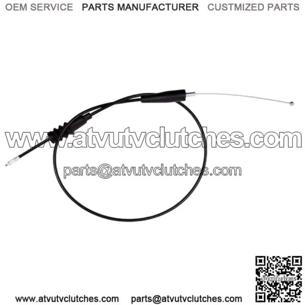 NEW - 03-0189 - Black Vinyl Throttle Cable KAWASAKI KX 125 250  (For: Kawasaki)
