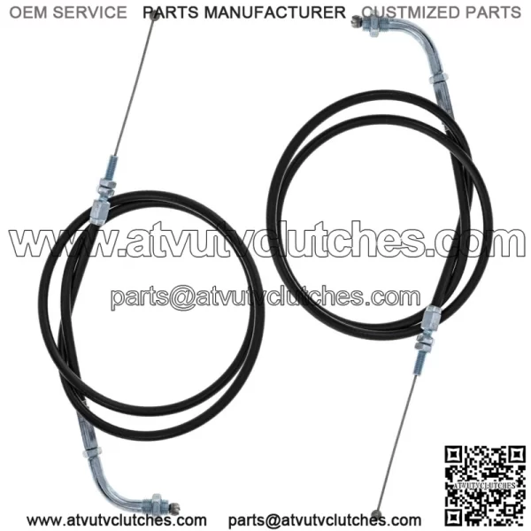 Push Pull Throttle Cable Set Kawasaki KZ1000 KZ550 KZ650 KZ900 54012-149 (For: Kawasaki)