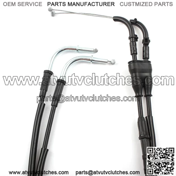 Motorcycle Throttle Cable For Kawasaki ZX900C/E/F Ninja ZX-9R 1998/99/00/01/03 (For: Kawasaki) - Image 3