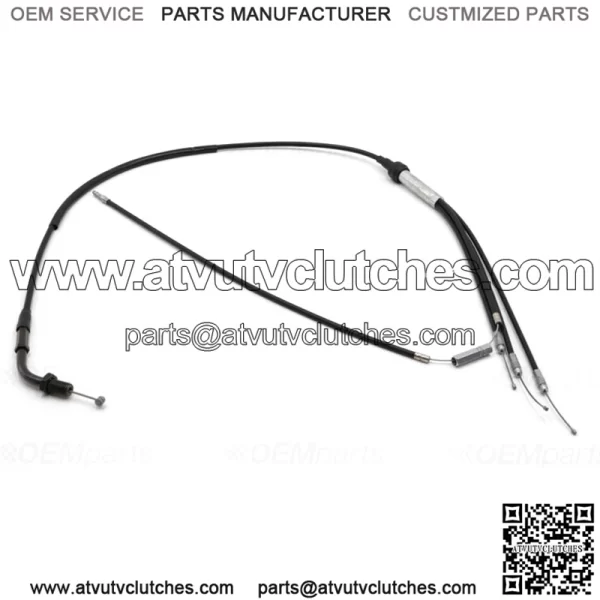 Complete Throttle Cable Set Kawasaki H2 Mach 4 (IV) 1972-1975 #54012-100 (For: Kawasaki)