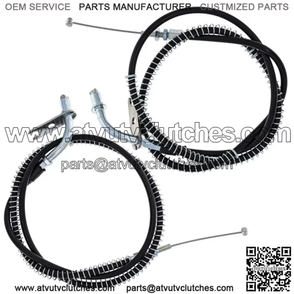 Push Pull Throttle Cable Set Kawasaki Vulcan 700 750 1500 VN1500A VN1500B (For: Kawasaki)