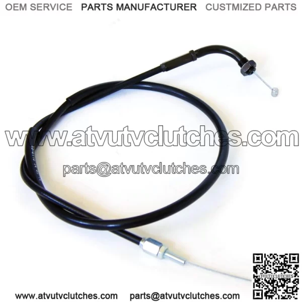 Throttle Cable 1978-80 Kawasaki kz1000 z1r zx900 ninja black 03-0233 (For: Kawasaki)