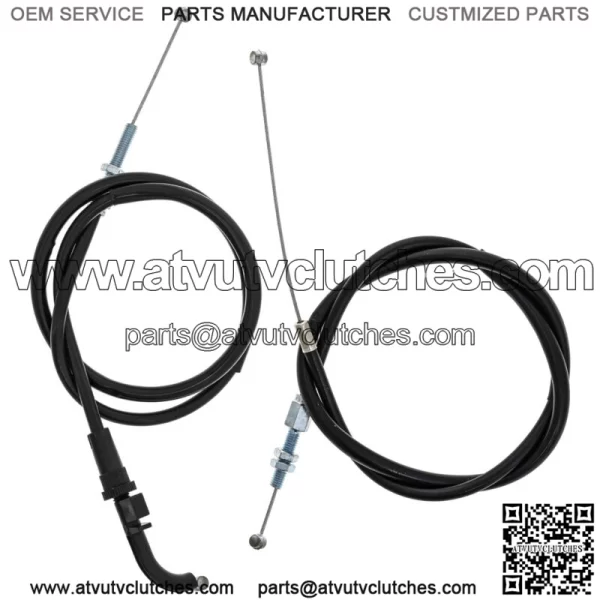 Push Pull Throttle Cable Set for Kawasaki Ninja 250R EX250 54012-0210 (For: Kawasaki)