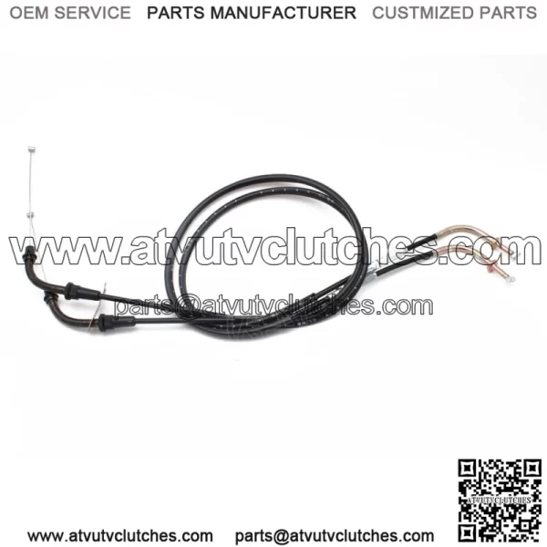 Motorcycle Throttle Oil Cables Line Wires Accelerator Cable For Kawasaki VN800  (For: Kawasaki) - Image 2
