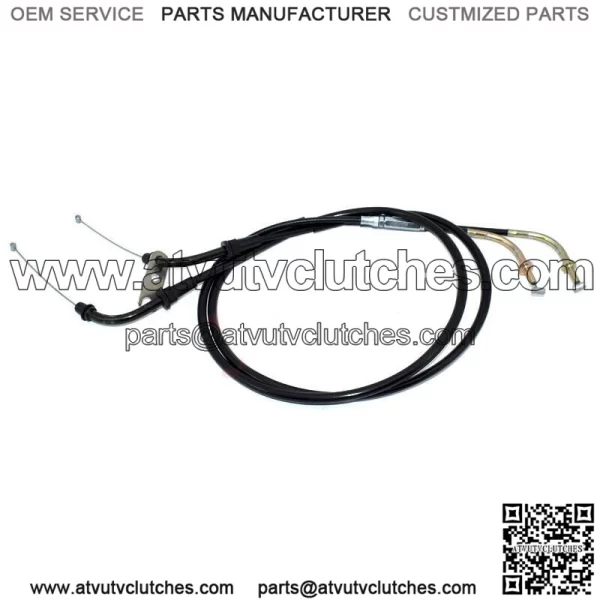 Motorcycle Throttle Cable Line Wire For Kawasaki VN Vulcan 400 800 VN400 VN800 (For: Kawasaki) - Image 3