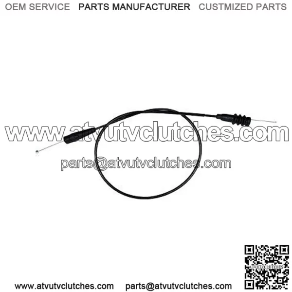 NEW - 03-0357 - Black Vinyl Pull Throttle Cable  Kawasaki KX250  (For: Kawasaki)