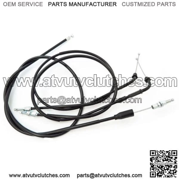 Control Cable Set Throttle Pull Push and Clutch Honda CB550 CB750 69-76 550F 77 (For: Honda)