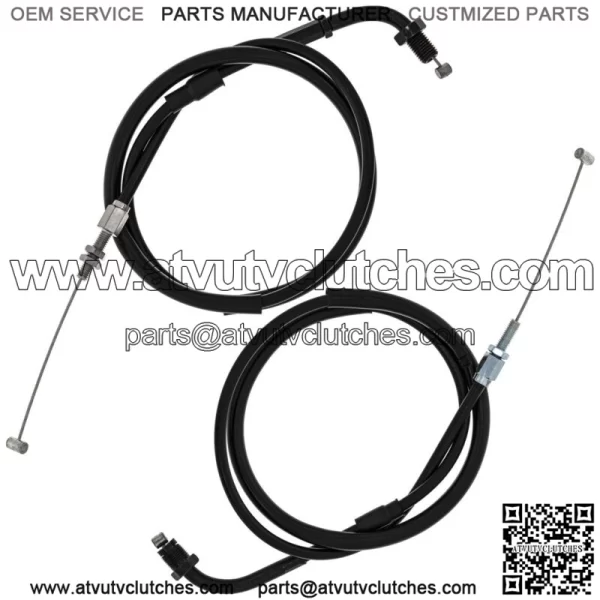 Push Pull Throttle Cable Set Honda CB750SC VF700S 17910-KE5-405 (For: Honda)
