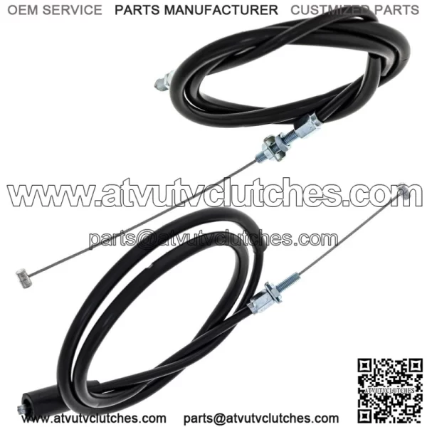 Push Pull Throttle Cable Set for Honda XL250R XR250L 17910-KB7-940 (For: Honda) - Image 2