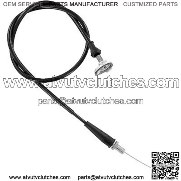 02-0423 - Black Vinyl Pull Throttle Cable Honda CRF80F,XR80R (For: Honda)