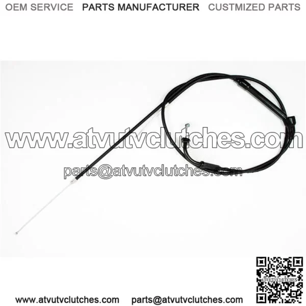 Black Vinyl Throttle Cable for Suzuki TS 185 Sierra 1971-1976 (For: Suzuki)