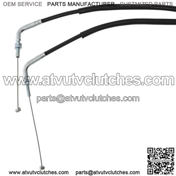 Push Pull Throttle Cable for Suzuki DR650S DR650SE 58300-12D00 58300-12E01 (For: Suzuki) - Image 3