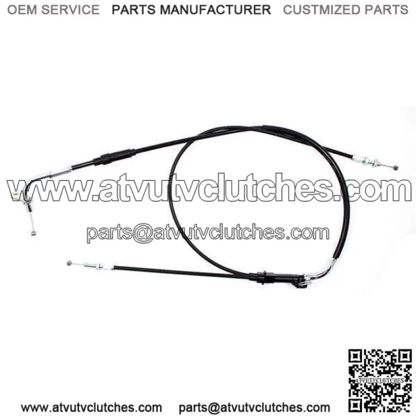 Throttle Cable Black for Suzuki VS1400GLP Intruder 1400 1995-2003 (For: Suzuki)