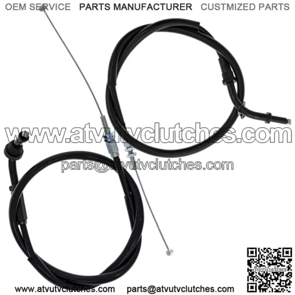 Push Pull Throttle Cable Set for Suzuki GSXR600 GSXR750 58300-33E00 (For: Suzuki)