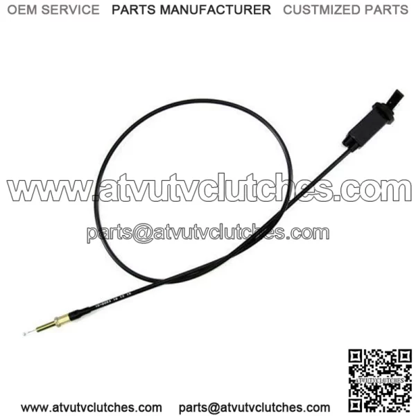 Throttle Cable Black +2" for Suzuki LT-Z400 QuadSport 400 2003-2008 (For: Suzuki)