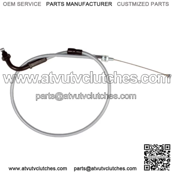 Black Vinyl Throttle Cable For Suzuki Lt230E Quadrunner 1987-1993 (For: Suzuki)
