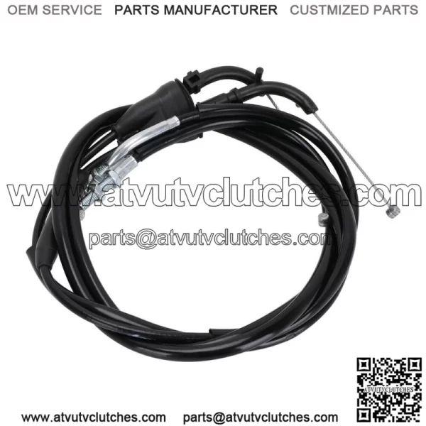 Throttle Cable Wire Black Line For DRZ400 2000-2004 DRZ400S DRZ400SM DRZ400E (For: Suzuki) - Image 3