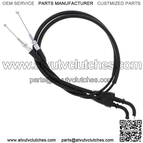 NEW 45-2044 Black Vinyl Throttle Cable (For: Suzuki)