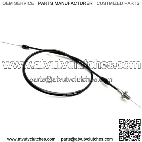 Black Vinyl Throttle Cable for 1996-2004 Suzuki LS 650P Savage/S40 (For: Suzuki)
