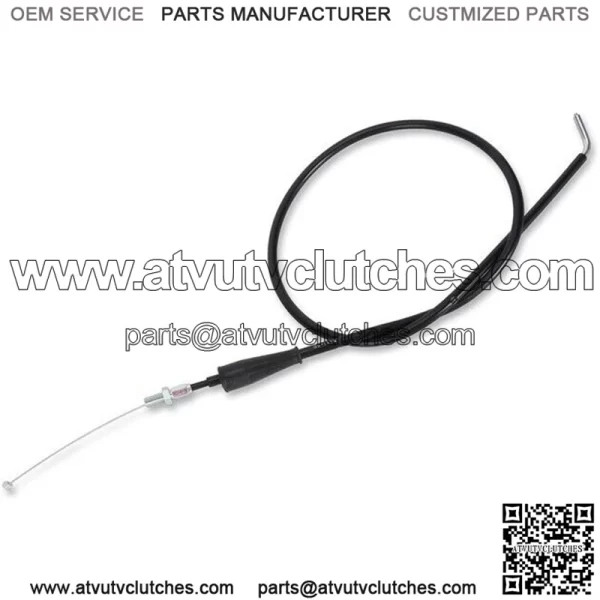 Throttle Cable Black fits Suzuki RM250/RMX250 (For: Suzuki)