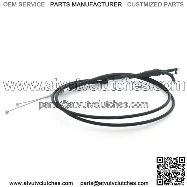 For Suzuki RMZ250 RMZ450 2007 Pull Push Throttle Cable Kit Stainless Steel & PVC (For: Suzuki)