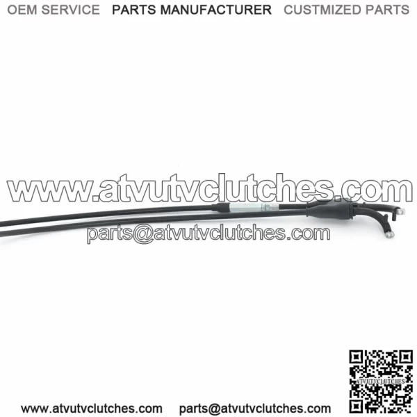 For Suzuki RMZ250 RMZ450 2007 Pull Push Throttle Cable Kit Stainless Steel & PVC (For: Suzuki) - Image 3