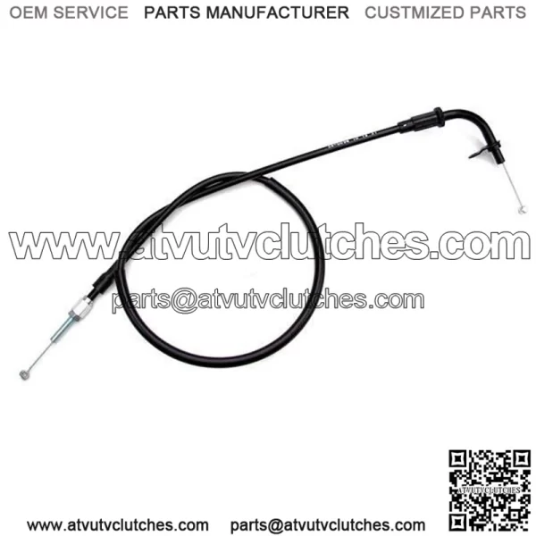 Black Vinyl Throttle Cable for Suzuki GSXR 1100 1986-1988 (For: Suzuki)