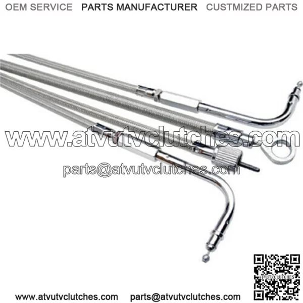 Armor Coat Throttle Pull Cable +8" Suzuki Boulevard 1800 M109R 640264 (For: Suzuki)