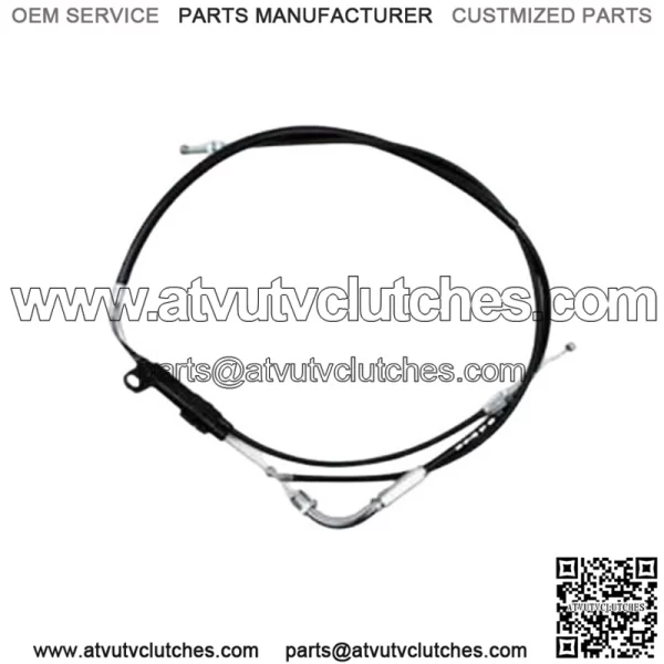 Fits 1990 Suzuki VS1400GL Intruder Black Vinyl Pull Throttle Cable (For: Suzuki)