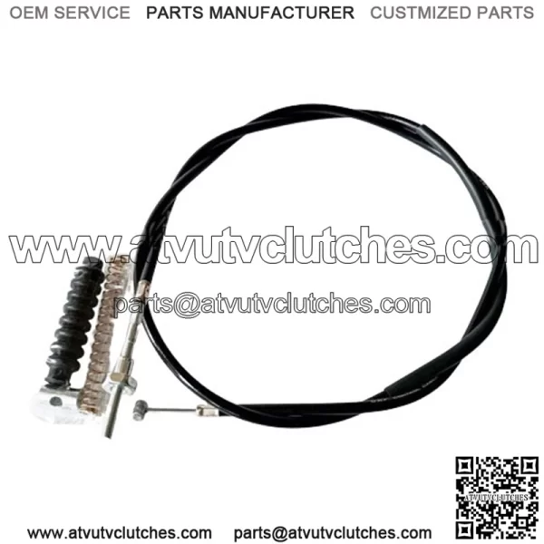 Set 5 Cables : Choke /Speedometer /Front brake /Clutch /Throttle For Suzuki K125 - Image 3