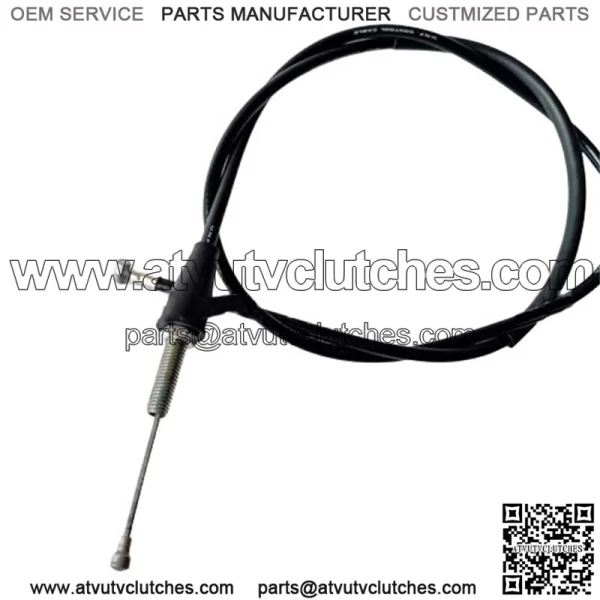 Set 5 Cables : Choke /Speedometer /Front brake /Clutch /Throttle For Suzuki K125 - Image 4