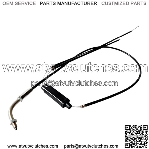 Set 5 Cables : Choke /Speedometer /Front brake /Clutch /Throttle For Suzuki K125 - Image 5