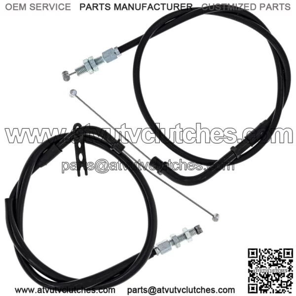Push Pull Throttle Cable Set Suzuki GSXR1000 58300-41G10 58300-41G00 (For: Suzuki)