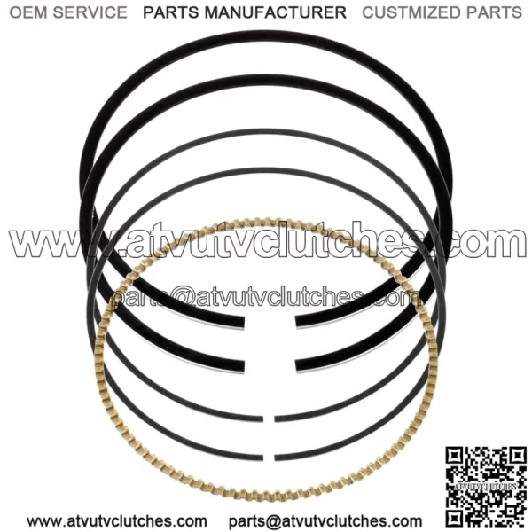 Cylinder Piston Ring for Yamaha Rhino 660 YXR660F 4X4 2004 - 2007 Standard Bore (Fits: Yamaha Rhino 660)