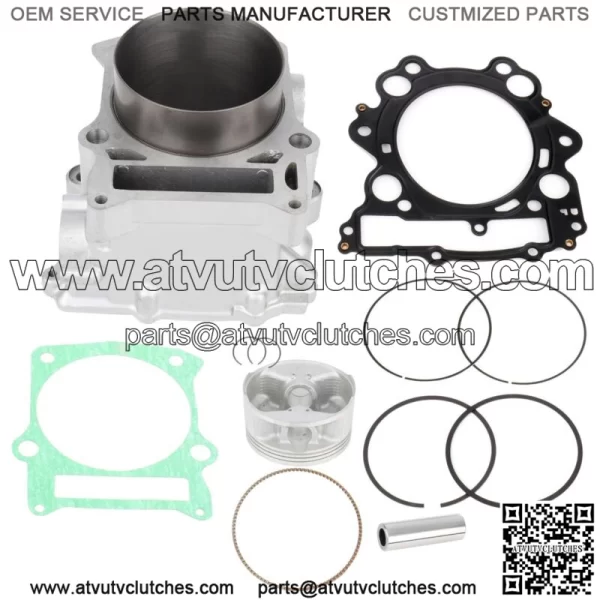 For Yamaha Grizzly Rhino 660 2002-2008 Cylinder Piston Gasket Top End Kit 660cc (Fits: Yamaha Rhino 660)