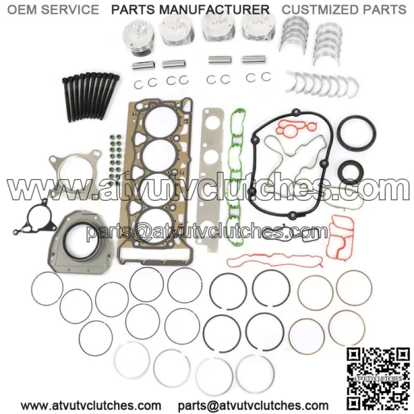 Engine Repair Pistons Gaskets Bearing Overhaul Kit for 2.0TFSI Audi VW CDN CCZB