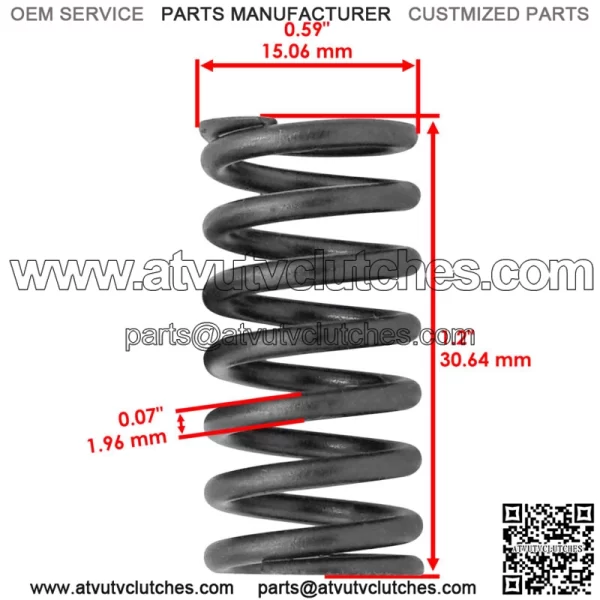 90501-203G2-00 Clutch Springs for Yamaha TTR110E TT-R110 2008 - 2023 - Image 2