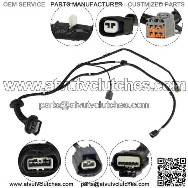 AL3T-14632-DD For 09-14 Ford F150 CREW Cab Rear Door Jumper Wiring Harness RH