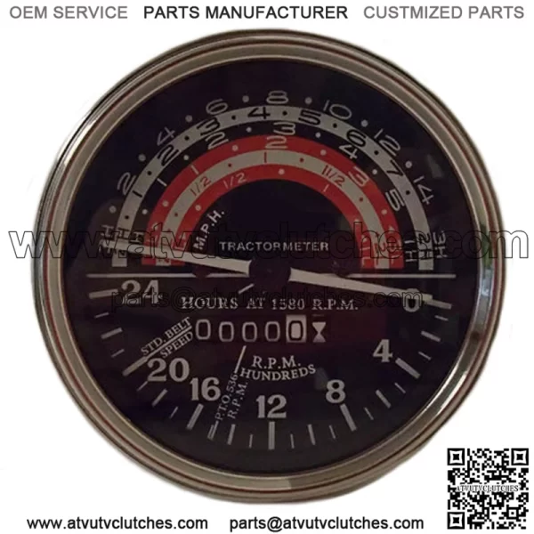 Tractormeter Tachometer Fits Massey Ferguson 40 50 65 193966M91 193967M91