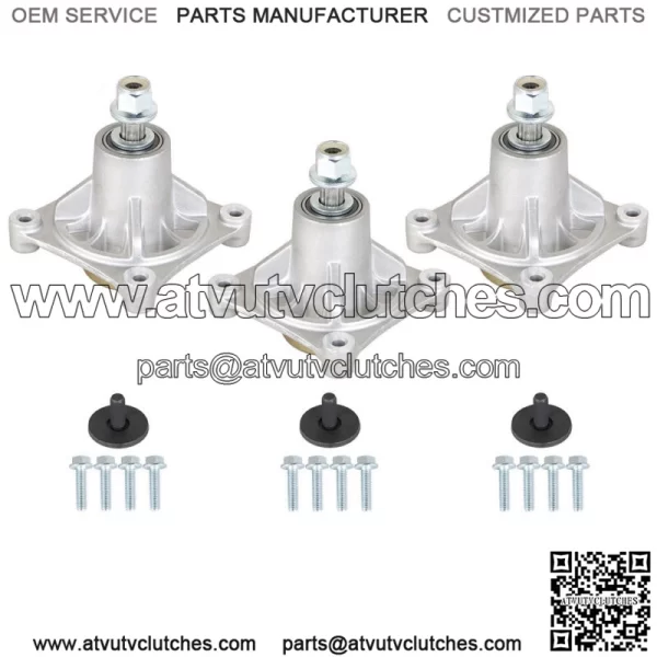 3 Set Deck Spindle Fits For Hustler 36 42 52 Inch Deck Raptor Limited 604214