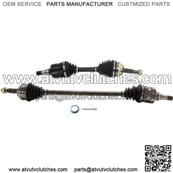 Front CV Half Shaft Axle Set For 93-02 Toyota Corolla Celica 93-97 Geo Prizm FWD (For: Toyota)