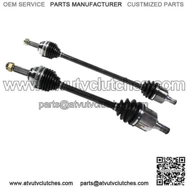 Front Driver & Passenger Pair CV Axle Shaft For Toyota Yaris FWD 2007-2014 (For: Toyota)