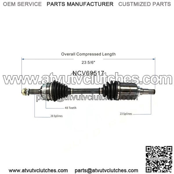 CV Axle Shaft Front Left Side fit for Toyota Corolla Prizm 1.6L 1.8L 1993-2002 (For: Toyota) - Image 2