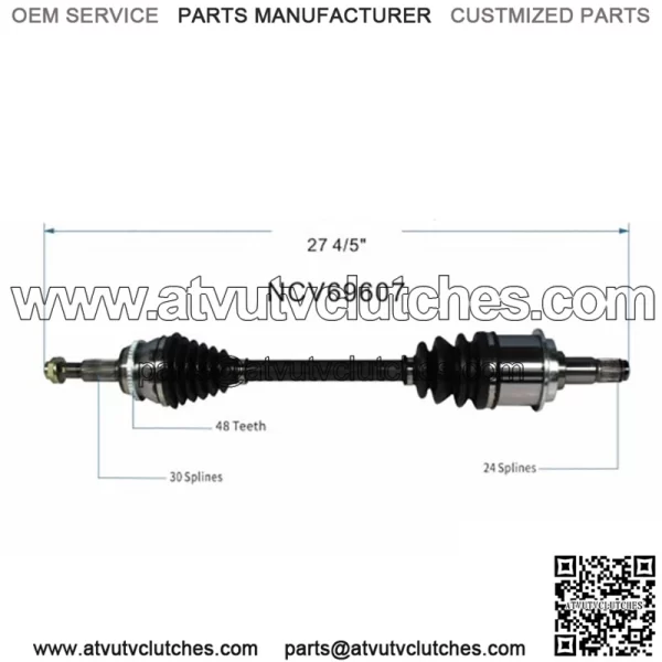 OE Front CV Axle CV Joint Shaft Assembly for Toyota Sienna Van 3.5L FWD 2004-10 (For: Toyota) - Image 2