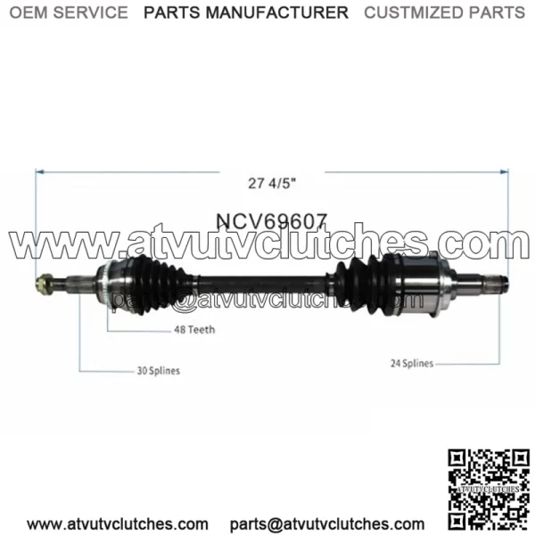 OE Front CV Axle CV Joint Shaft Assembly for Toyota Sienna Van 3.5L FWD 2004-10 (For: Toyota) - Image 3