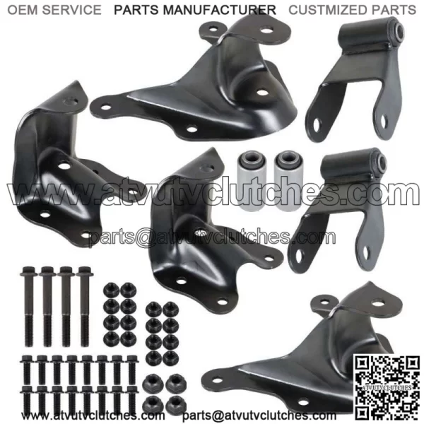 For 1986-1997 Ford Ranger Leaf Spring Shackle & Bracket Kit Set Rear - Image 3