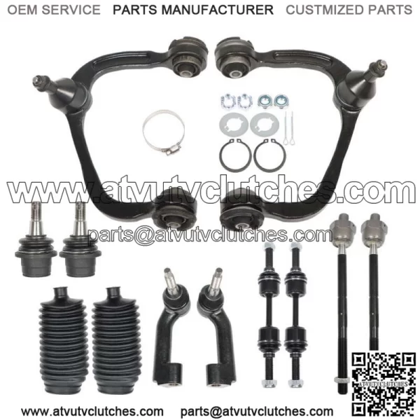 2WD 12pc Front Control Arms Suspension Kit For 2009 2010 2011 - 2014 Ford F-150